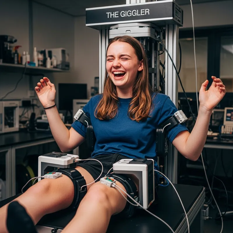 The Giggler: A Fanciful Study of Laughter Phenomena