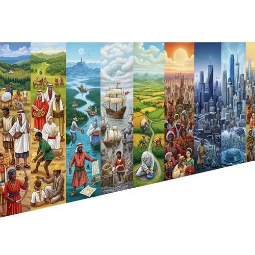 Evolution of Our World: From Ancient Harmony to Modern Innovation