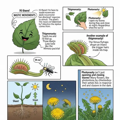 Educational Comic on Plant Movements