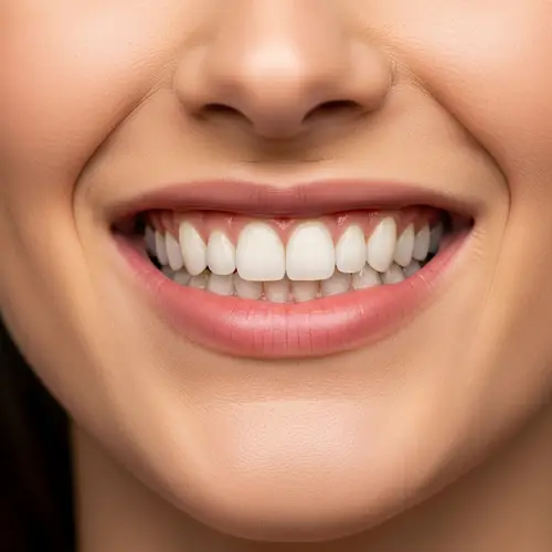 Warm and Friendly Smile with Perfectly Aligned Teeth