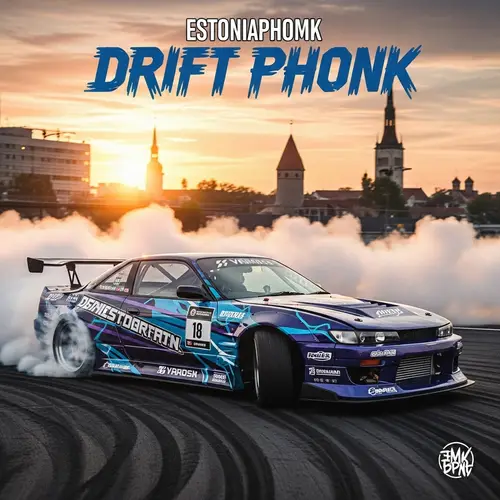 Aggressive Estonian Drift Phonk Music Cover Art