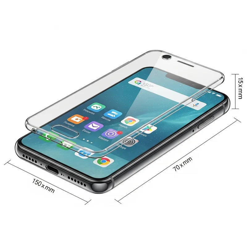 Innovative Transparent Glass Smartphone | 150x70x3mm