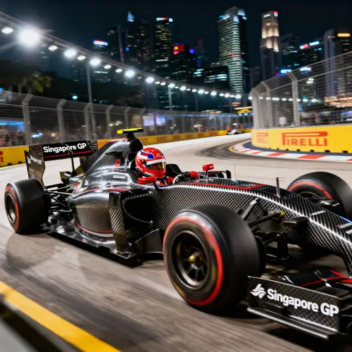 Formula One Driver in Singapore