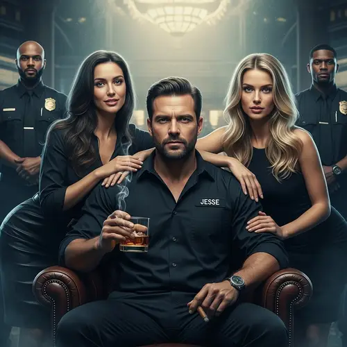 Mystical Casino Scene: Jesse and Entourage