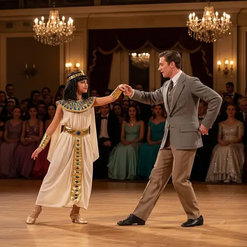 Cleopatra and Gentleman Foxtrot Dance | Elegant Twirl