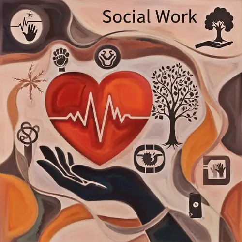 Social Work Philosophies in Abstract Art