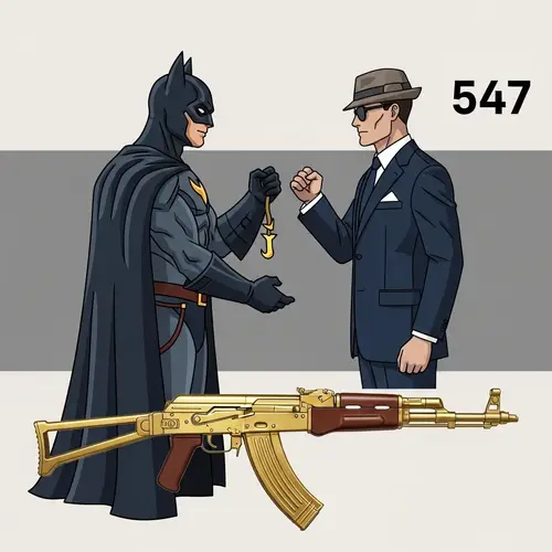 Batman and James Bond: Code 547 and Golden AK-47