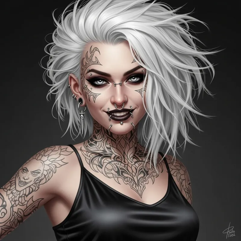 Fantasy Gothic Woman | Photorealistic Art & Illustration