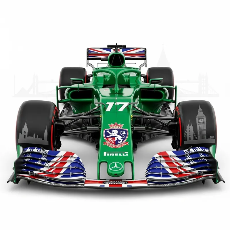 Custom Racing Car Design for British GP 2023