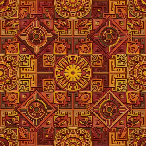 Intricate Aztec Patterns | Seamless Texture Design