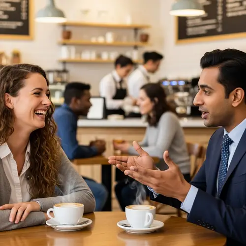 Building Friendships: Engaging Conversations in Cafés