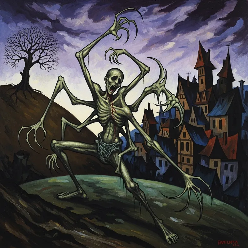 Eerie Expressionist Nightmare | Silent Hill Creature