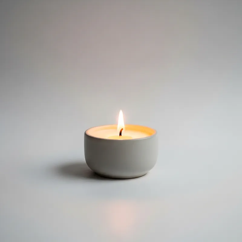 Minimalist Soy Wax Candle for Tranquil Ambiance