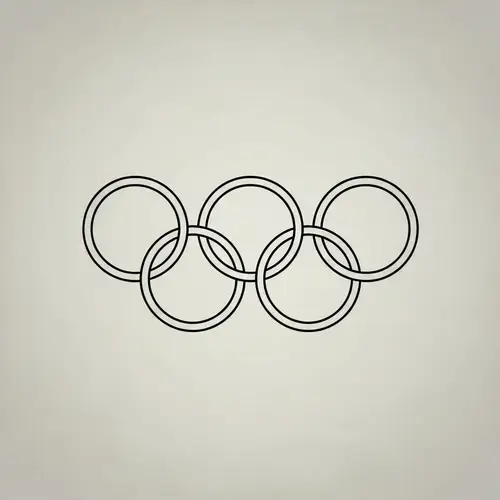 Olympic Style Minimal Tattoo Design