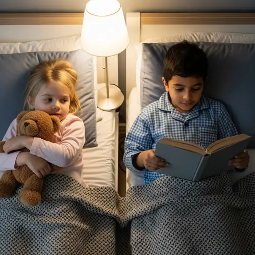 Calming Bedtime Scene with Girl and Boy | Relaxation Story