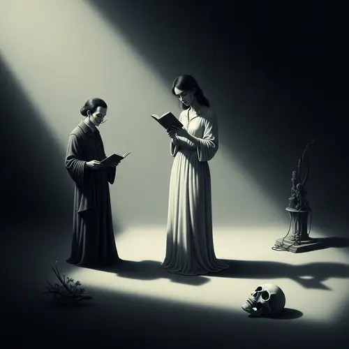 Ethereal Dreamlike Image with Gothic Undertones | Surrealism Style