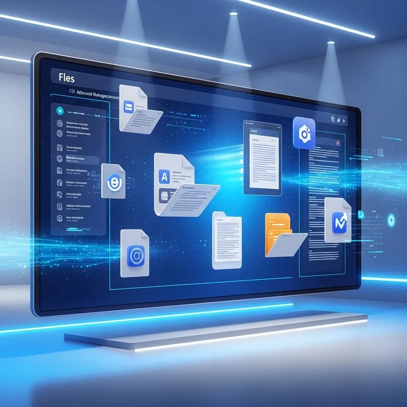 Advanced File Management and Futuristic Design Visualization