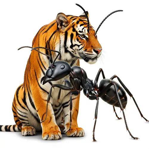 Tiger Ant Creature | Unique Fusion Animal Design