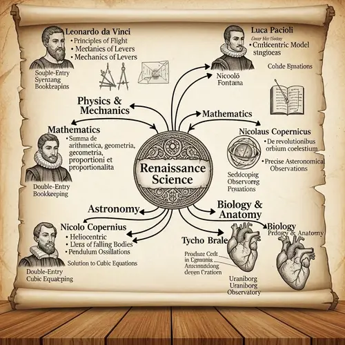 Renaissance Contributions to Sciences: Conceptual Map