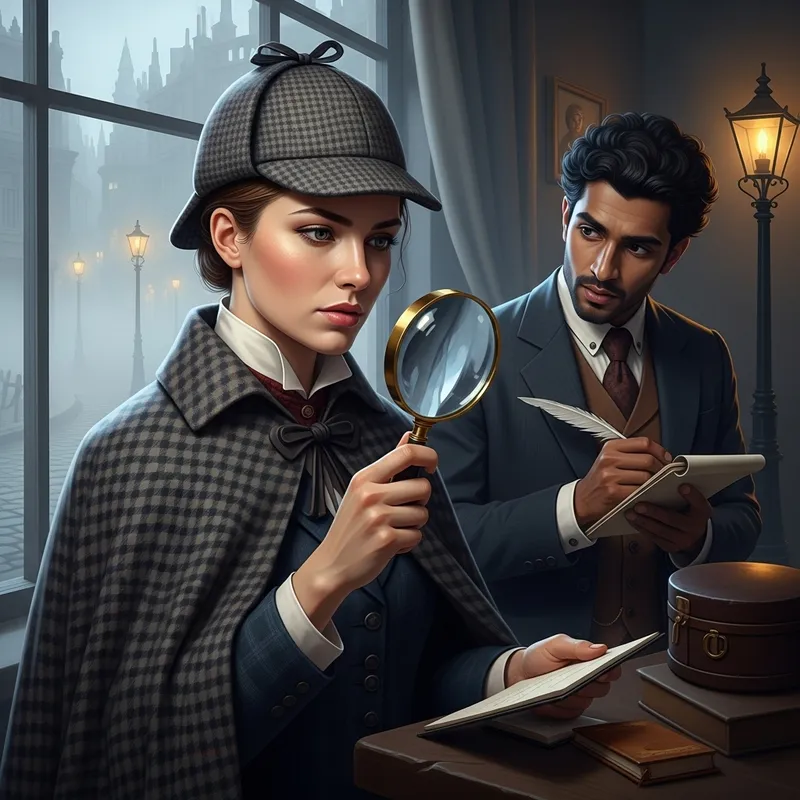 Female Sherlock Holmes Victorian London Detective Work