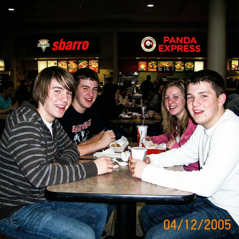 Teenagers Hangout at Mall Food Court - 2005 Snapshot
