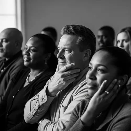 Emotionally Strong Spouses at Men's Marriage Seminar | Documentary Photography