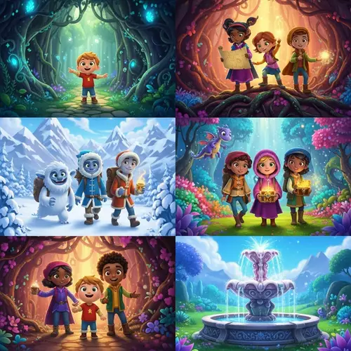 Enchanted Adventures of Bruno and Cousins in Brightlandia