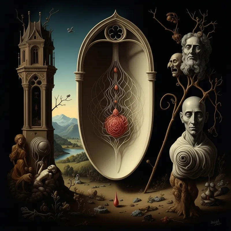 Surrealistic Final Breath: Salvador Dali's Dreamlike Gothic Art