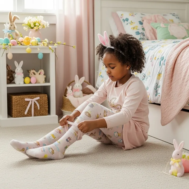 6-Year-Old African Schoolgirl's Easter Day Routine