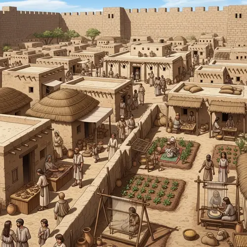 Ancient City of Jericho in the Bronze Age