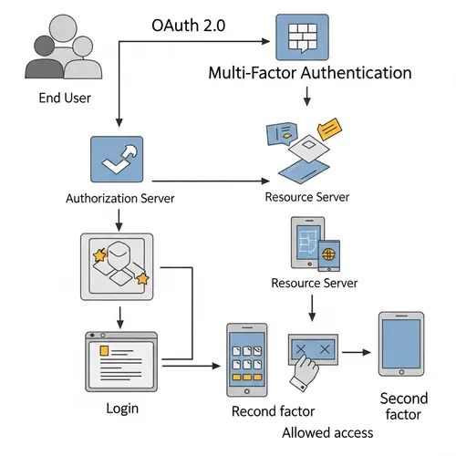 OAuth 2.0 & MFA Process: Active Directory Login Flow