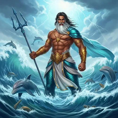 Poseidon - God of the Sea | Charismatic Trident-Bearer
