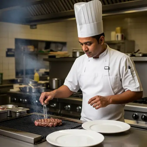 Professional Chef Cooking Juicy Steak | Culinary Preparation