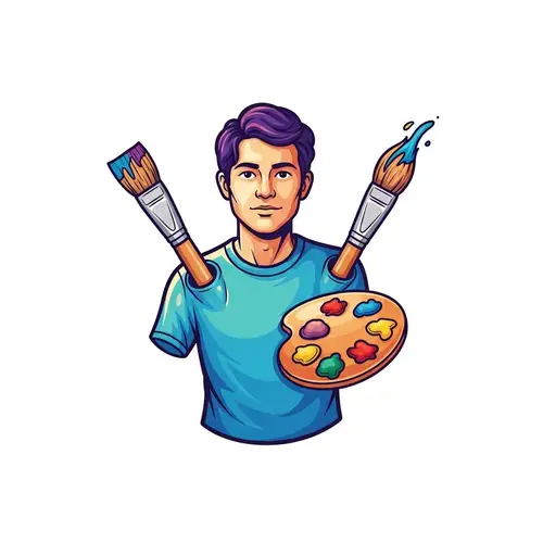 Colorful Painter Illustration | Unique Artwork