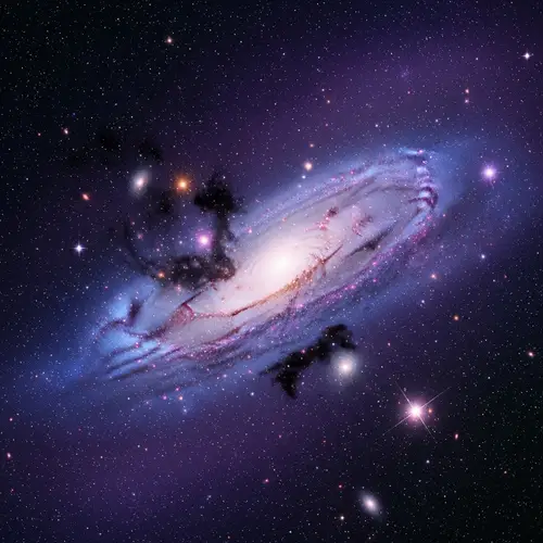 Starlit Galaxy Abstract Artwork