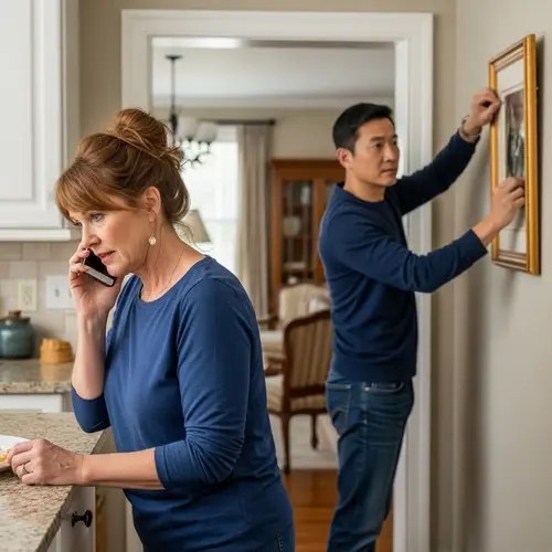 Secretive Behavior at Home: A Cheating Housewife Story