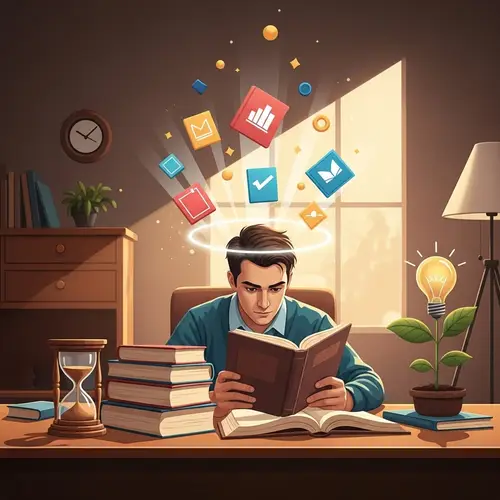 Self-Improvement & Skillfulness Illustration