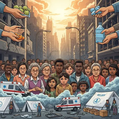 Civilian Population Crisis: Aid and Support for Distressed Individuals