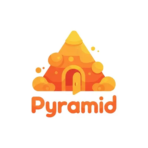Cozy Pyramid Logo Design – Welcoming Atmosphere