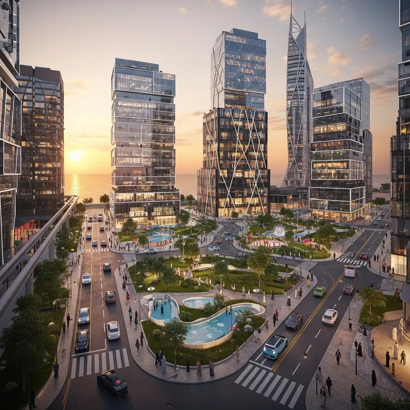 Dammam City 2030: Vision of Modern Architecture & Smart Parks