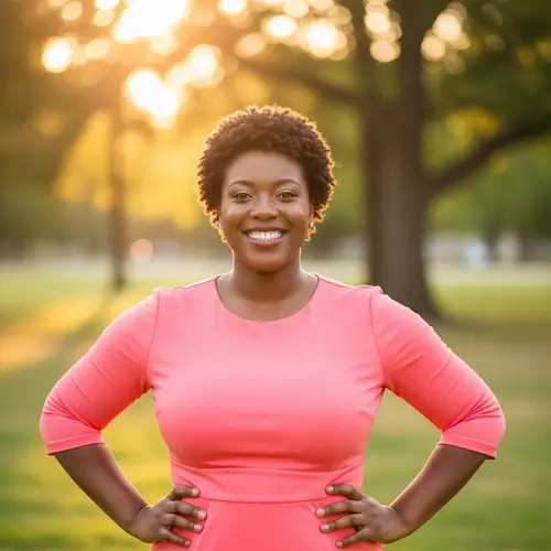 25-Year-Old Black Woman Embracing Body Positivity