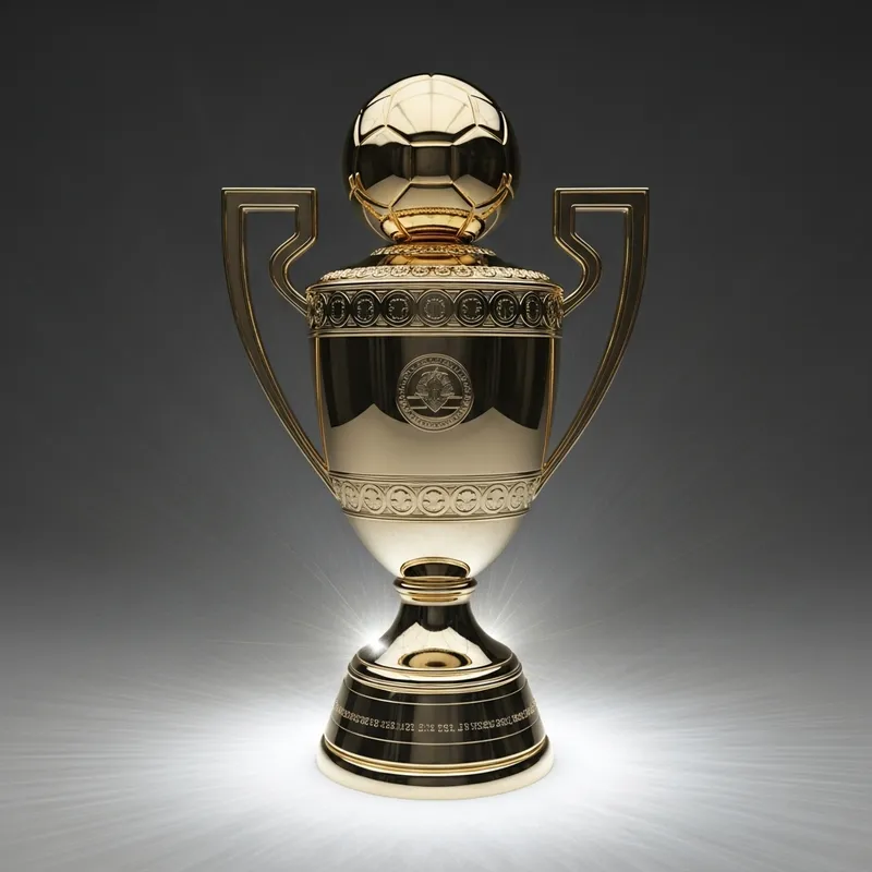 Create a Football Cup - Stunning Silver & Gold Trophy