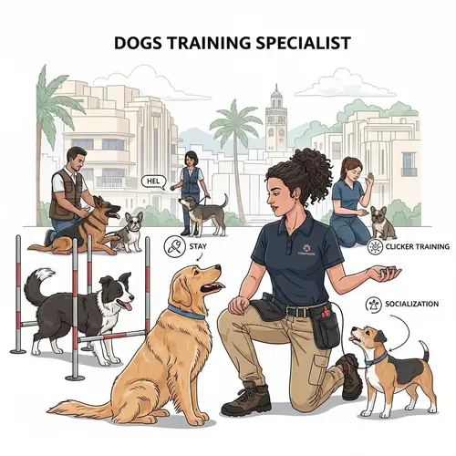 Professional Dog Training Techniques by Female Morrocan Specialist
