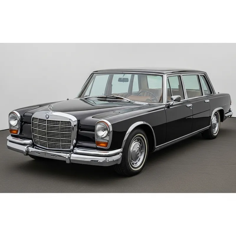 1970 Mercedes 600 Pullman: Vintage Luxury Car Details