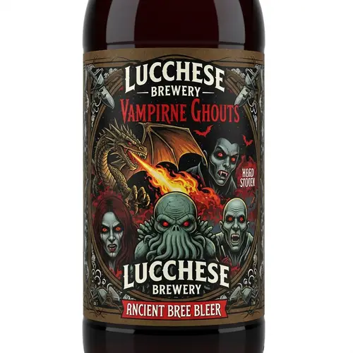 Lucchese Brewery: Dragons, Vampires, Ghouls & Cthulhu Beer