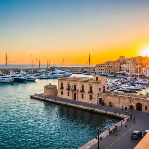 Trapani Naval League Sunset View | Historic Architecture & Maritime Charm