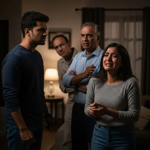 Cinematic Emotional Scene: Distress in a Family Setting