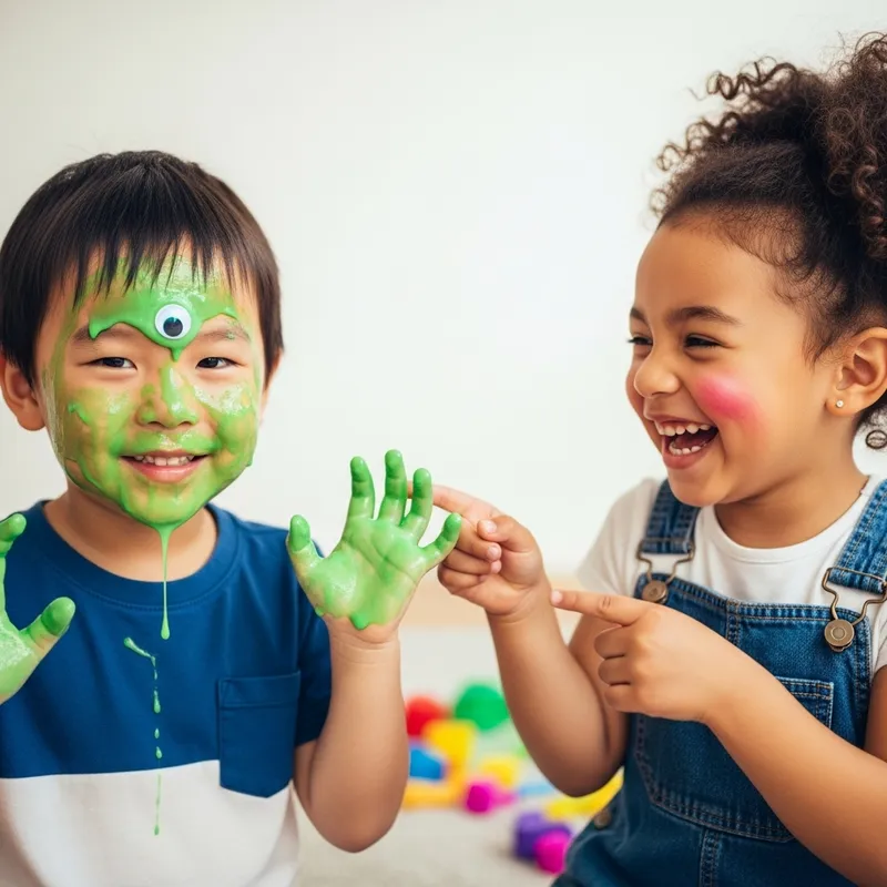 Snotty Kids: A Fun Childhood Moment