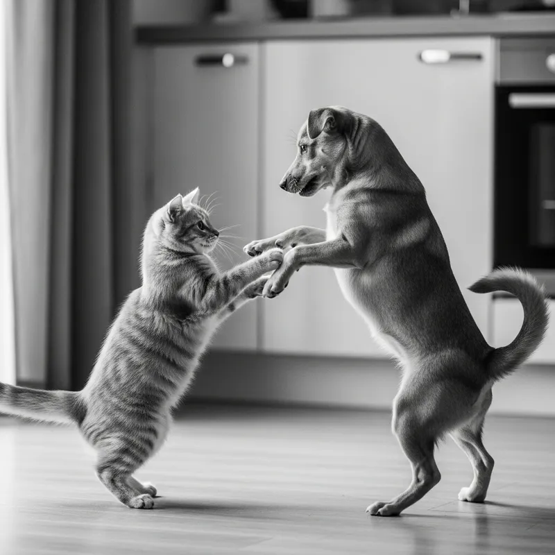 Cat vs Dog Showdown: Epic Battle in Home