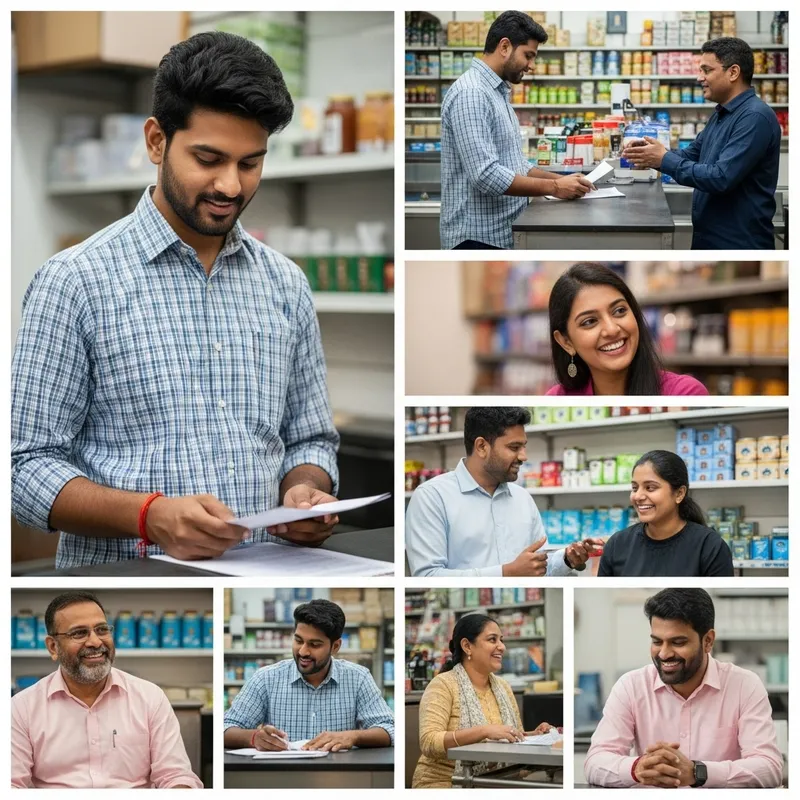 Indian Guy Managing Family Business with Care Indian Guy Managing Family Business with Care